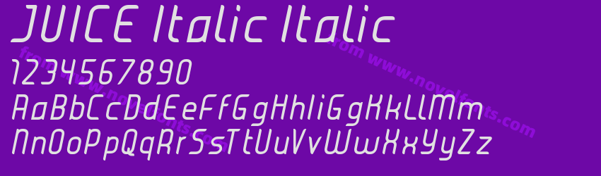 JUICE Italic ItalicPreview