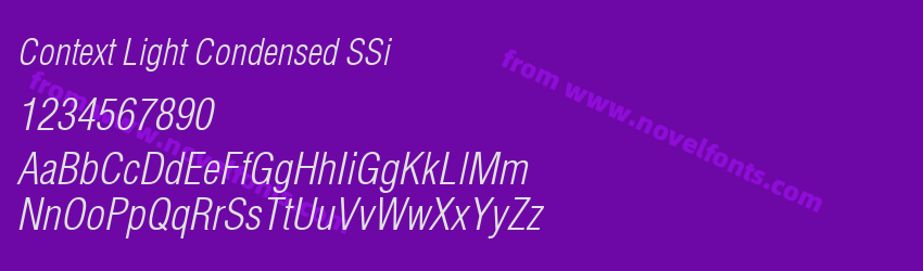 Context Light Condensed SSiPreview