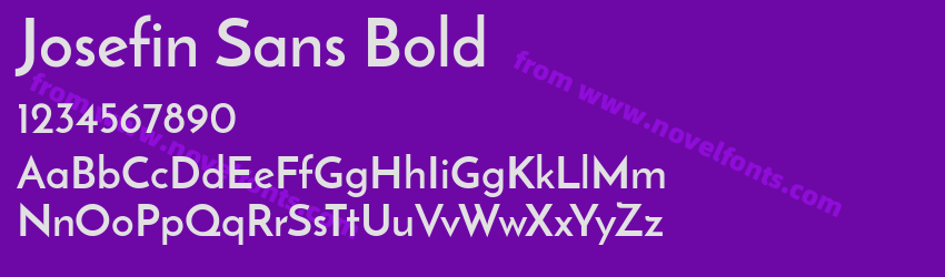 Josefin Sans BoldPreview