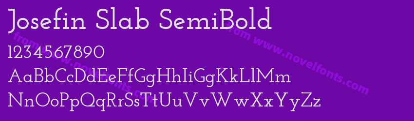 Josefin Slab SemiBoldPreview