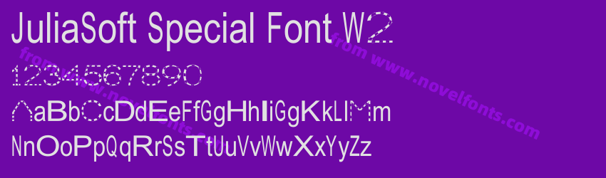 JuliaSoft Special Font W2Preview