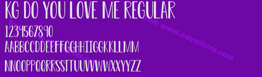 KG Do You Love Me RegularPreview