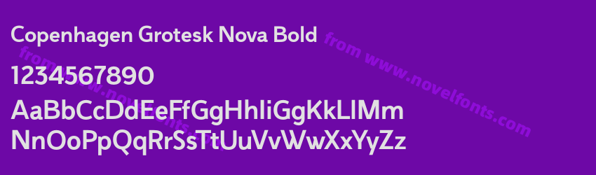 Copenhagen Grotesk Nova BoldPreview