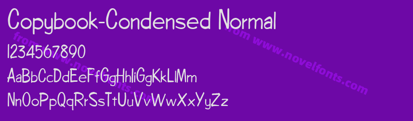 Copybook-Condensed NormalPreview