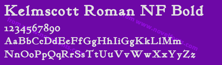 Kelmscott Roman NF BoldPreview