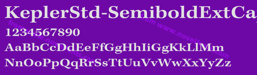 KeplerStd-SemiboldExtCaptPreview