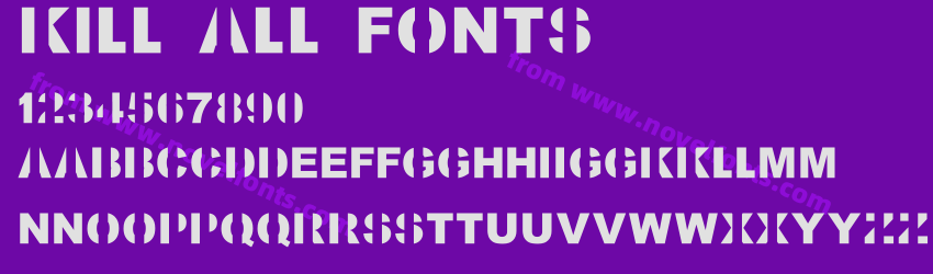 Kill All FontsPreview