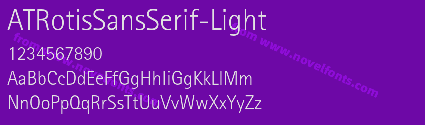 ATRotisSansSerif-LightPreview