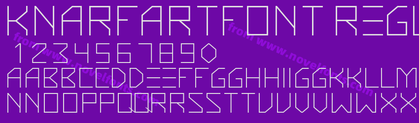 KnarfArtFont-RegularPreview