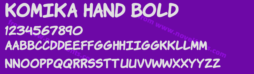 Komika Hand BoldPreview