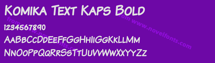 Komika Text Kaps BoldPreview