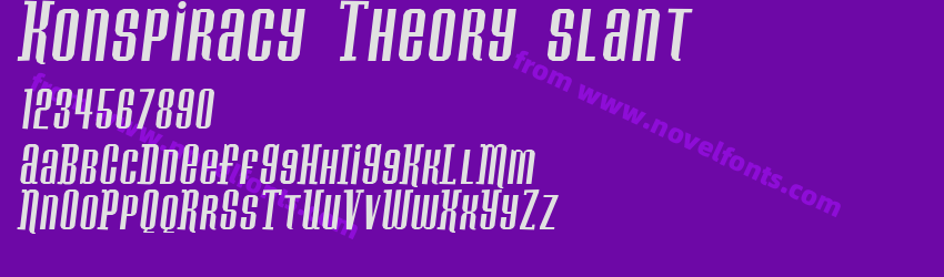 Konspiracy Theory slantPreview