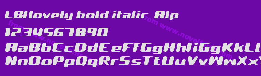 LBIlovely bold italic  AlpPreview