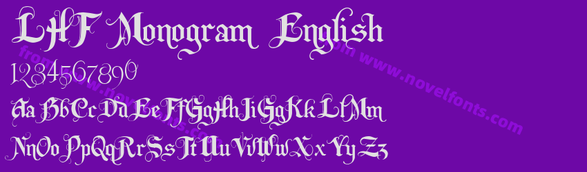 LHF Monogram EnglishPreview