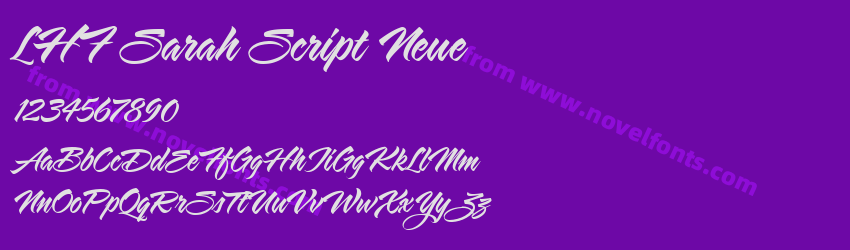 LHF Sarah Script NeuePreview