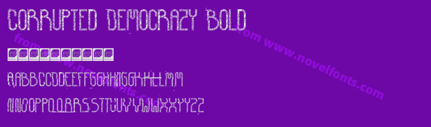 Corrupted Democrazy BoldPreview