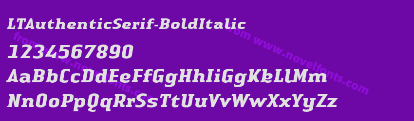 LTAuthenticSerif-BoldItalicPreview