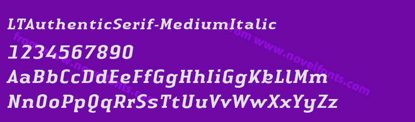 LTAuthenticSerif-MediumItalicPreview