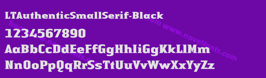 LTAuthenticSmallSerif-BlackPreview