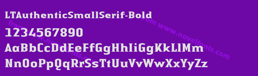 LTAuthenticSmallSerif-BoldPreview