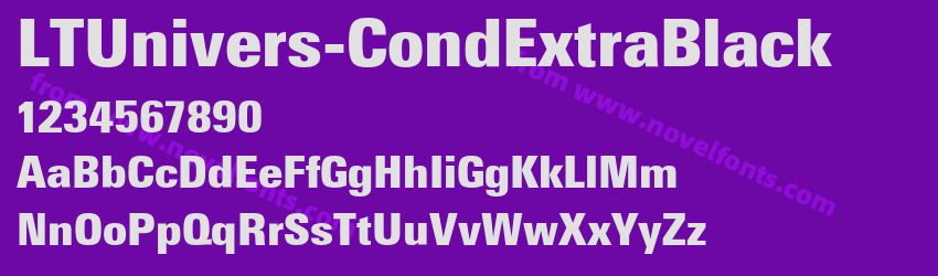 LTUnivers-CondExtraBlackPreview
