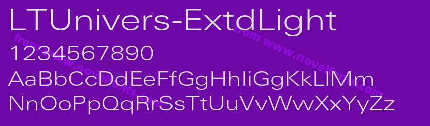 LTUnivers-ExtdLightPreview