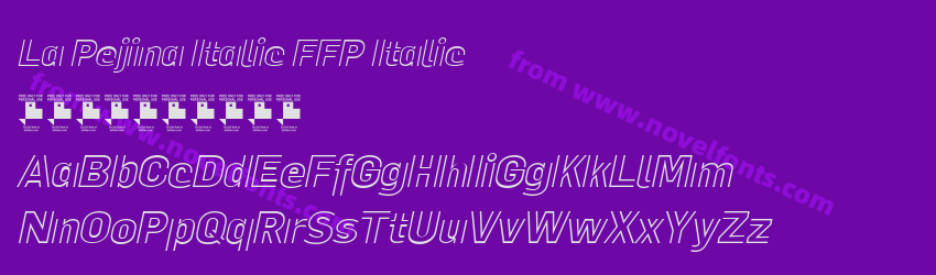 La Pejina Italic FFP ItalicPreview