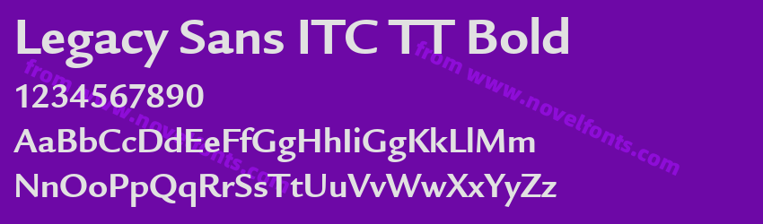 Legacy Sans ITC TT BoldPreview