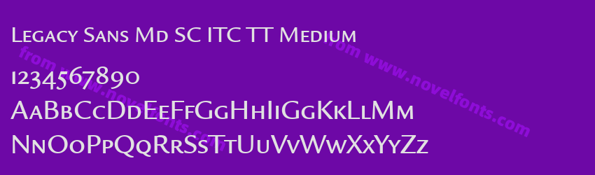 Legacy Sans Md SC ITC TT MediumPreview