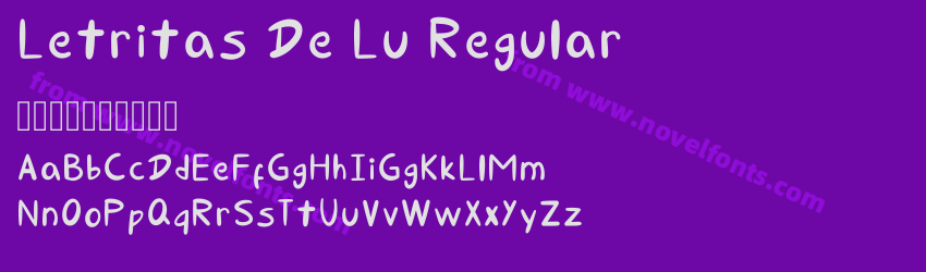 Letritas De Lu RegularPreview