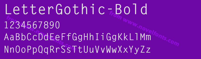 LetterGothic-BoldPreview