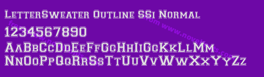 LetterSweater Outline SSi NormalPreview