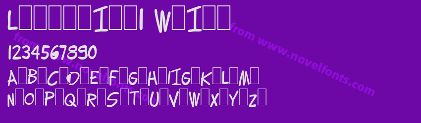 Lettering1 WeirdPreview