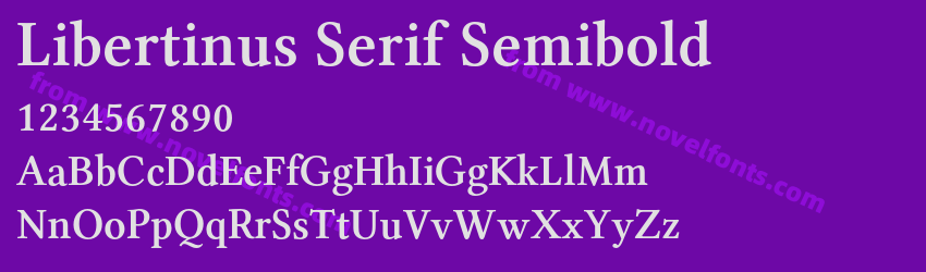 Libertinus Serif SemiboldPreview