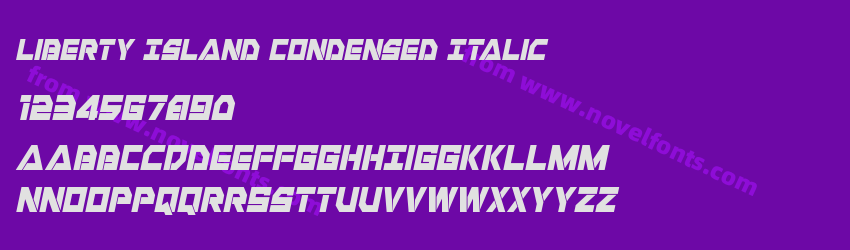 Liberty Island Condensed ItalicPreview