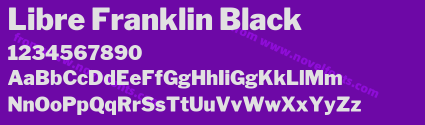 Libre Franklin BlackPreview