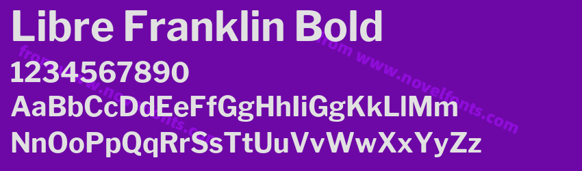 Libre Franklin BoldPreview