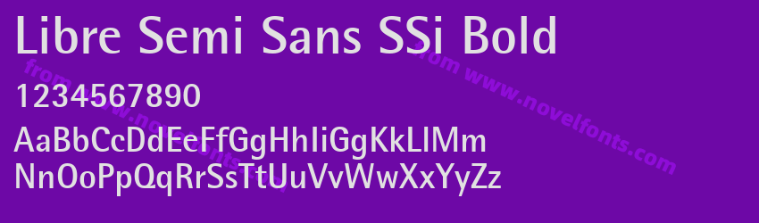 Libre Semi Sans SSi BoldPreview