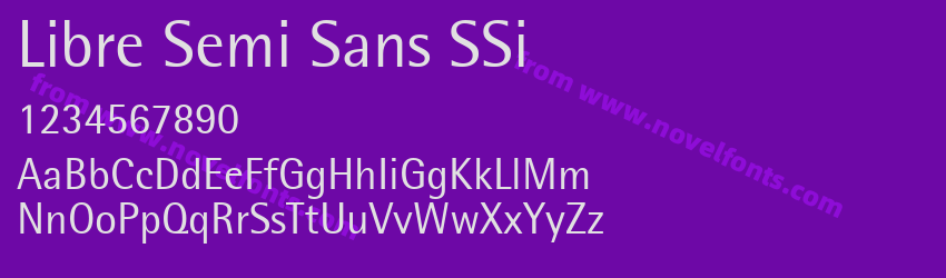 Libre Semi Sans SSiPreview