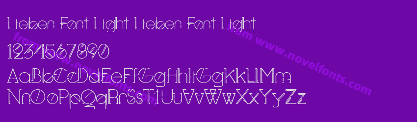 Lieben Font Light Lieben Font LightPreview