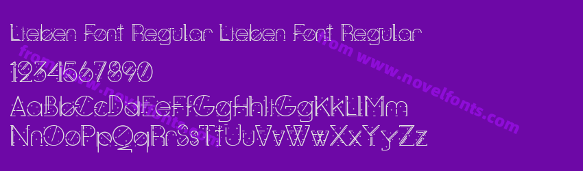 Lieben Font Regular Lieben Font RegularPreview