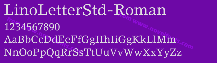 LinoLetterStd-RomanPreview