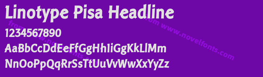 Linotype Pisa HeadlinePreview