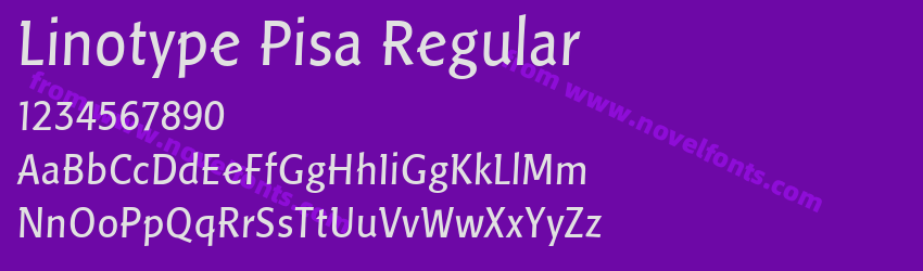 Linotype Pisa RegularPreview