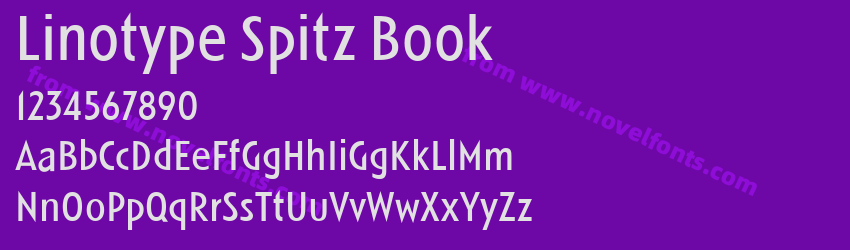 Linotype Spitz BookPreview