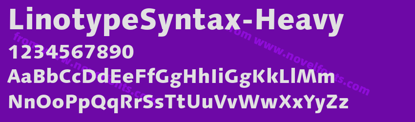 LinotypeSyntax-HeavyPreview