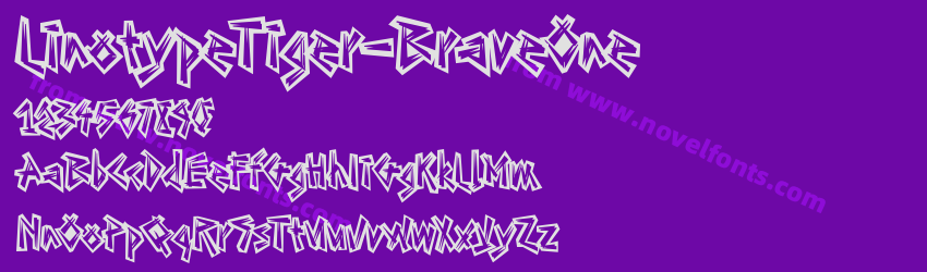 LinotypeTiger-BraveOnePreview