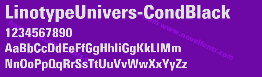 LinotypeUnivers-CondBlackPreview