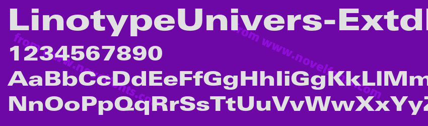 LinotypeUnivers-ExtdBlackPreview