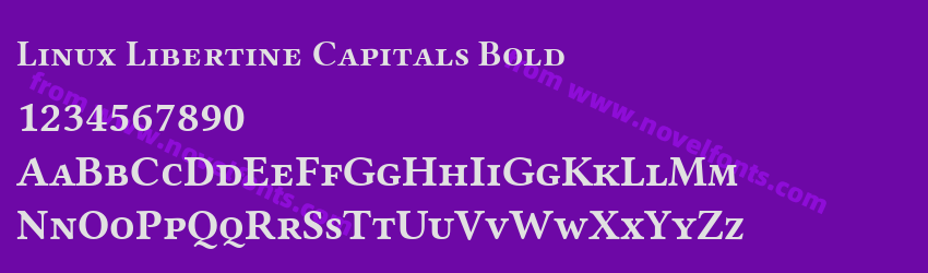 Linux Libertine Capitals BoldPreview